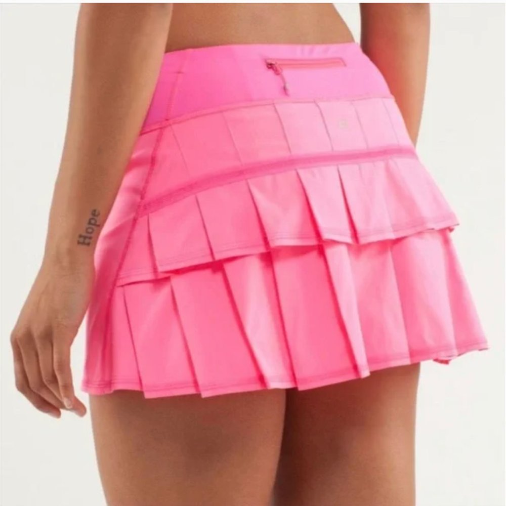 RARE Lululemon Run: Pace Setter Skirt Pink Size 6